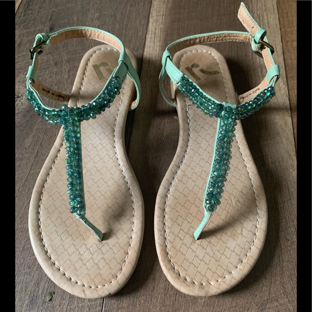 Cute Sea Green Sandals